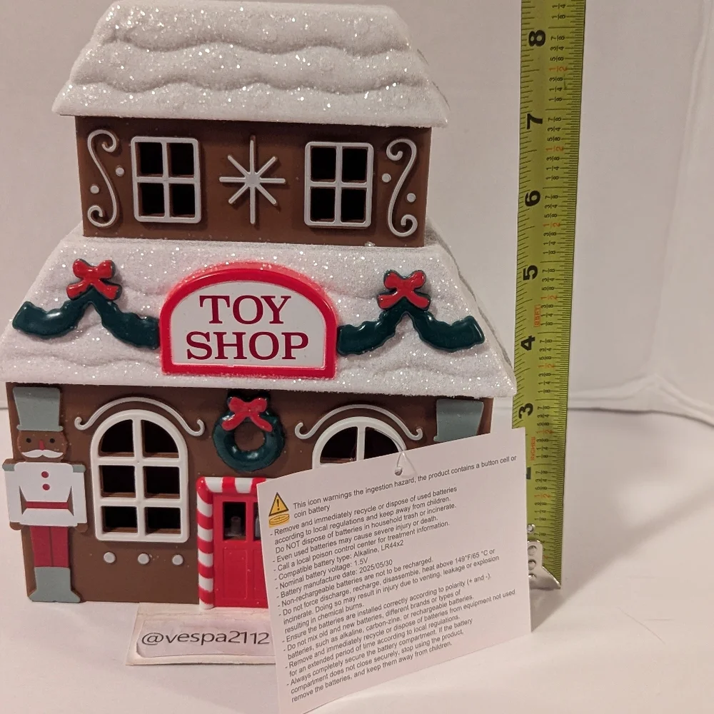 Target Bullseye Playground Christmas Village 3pc Cafe Toy Diner Gingerbread - Picture 13 of 13